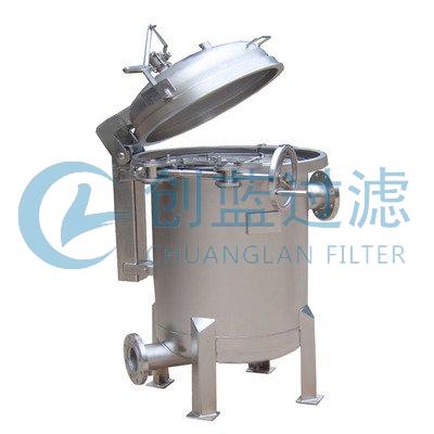 不銹鋼袋式過濾器，又稱保安過濾器的結構介紹(圖1)
